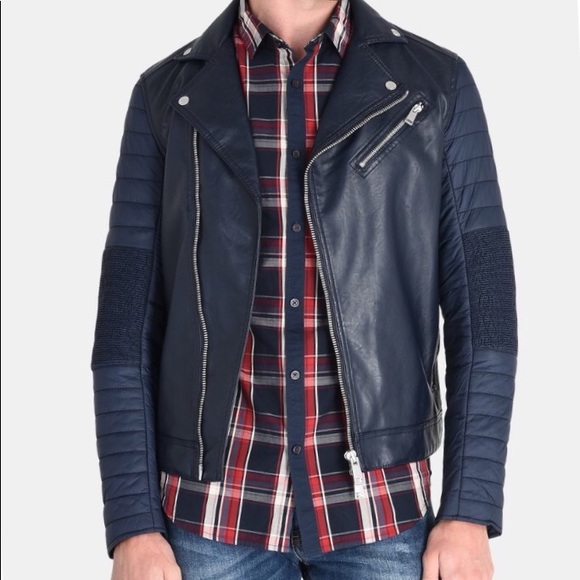 Armani Exchange Nylon Moto Jacket